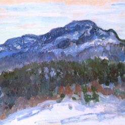 Vibrant Reproduction of Mount Kolsaas (1895) by Claude Monet – Hand-Painted Oil Painting, Dafen Village