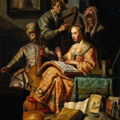 Rembrandt 'Musical Allegory' 1626 – Beautiful 17th Century Allegory Celebrating the Power of Music