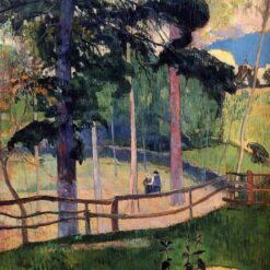 Buy "Nostalgic Promenade" by Paul Gauguin - 1889 Custom Oil Painting Reproduction