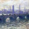 Waterloo Bridge by Claude Monet (1901) – Elegant Hand-Painted Oil Painting, Made by Dafen Village