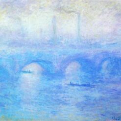 Waterloo Bridge by Claude Monet (1903) – Elegant Hand-Painted Oil Painting, Made by Dafen Village