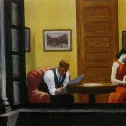 Room in New York" by Edward Hopper 1932 - Hand-Painted Oil Painting Reproduction | Fine Art Canvas from Dafen Village
