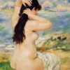 Renoir "Nude Fixing Her Hair" 1885 – Premium Oil Painting Reproduction from Dafen Village Art Studio
