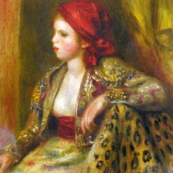 Pierre-Auguste Renoir "Odalisque" c. 1895 – Handcrafted Oil Painting Reproduction for Figurative and Nude Art Decor