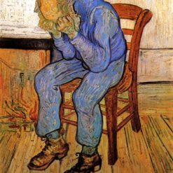 1890 Vincent van Gogh Old Man in Sorrow – Fine Art Oil Painting Reproduction from Dafen Village Studio