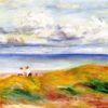 Pierre-Auguste Renoir "On a Cliff" 1880 – Oil Painting Reproduction – Hand-painted Masterpiece from Dafen Village