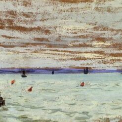 Beautiful 1866 Open Sea Oil Painting by Claude Monet – Hand-Painted Seascape Art for Home Decor