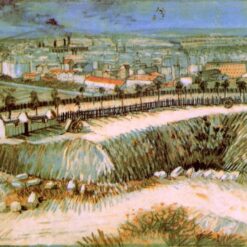 Vincent van Gogh Outskirts of Paris near Montmartre (1887) – Handcrafted Oil Painting for Home Decor