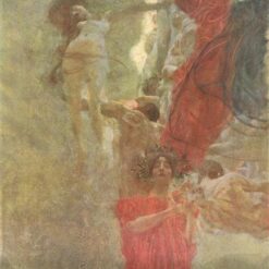 Fine Art Oil Painting of Gustav Klimt's 'Medical Composition Design' - Custom Art from DaFen Village