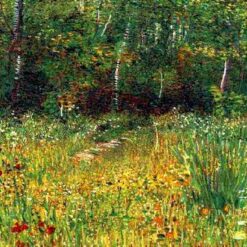 Custom Oil Painting of Park at Asnieres in Spring (1887) by Vincent van Gogh – Vibrant Spring Scene, Dafen Village Studio