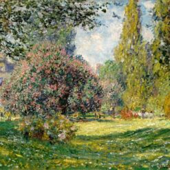 Reproduction of Claude Monet's Park Monceau (1876) – Fine Art Oil Painting, Impressionist Landscape, Custom-Made in Dafen Village