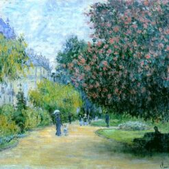 Custom Impressionist Style Park Monceau (1876) by Claude Monet – Handcrafted Oil Painting from Dafen Village