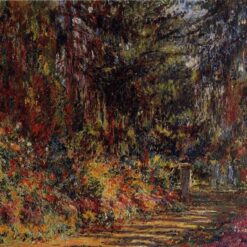 Vintage Path at Giverny Oil Painting | Claude Monet 1902-1903 | High-Quality Reproduction from Dafen Village Studio