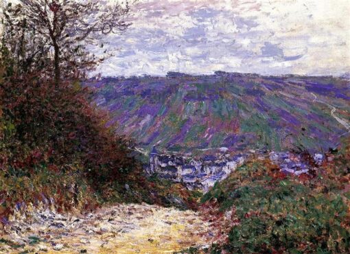 Giverny Garden Path by Claude Monet – Stunning Oil Painting Reproduction from Dafen Village