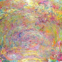 Path under the Rose Trellises - Claude Monet (1918-1924) Original Oil Painting Reproduction for Home Walls