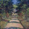 Claude Monet's Pathway in Monet's Garden at Giverny (1900) – Beautiful Custom Oil Painting by Dafen Village Studio Artists