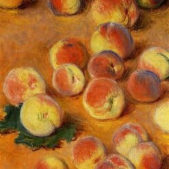 Classic Peaches by Claude Monet (1883) – Original Oil Painting Reproduction from Dafen Village Studio