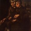 Vintage Peasant Woman with a Child in Her Lap Oil Painting by Vincent van Gogh – Custom Art from Dafen Village Studio