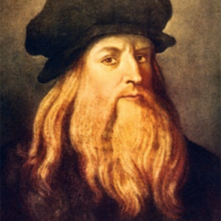 Reproduction of Leonardo da Vinci’s "Self Portrait" c.1505 – Hand-Painted Oil Painting on Canvas | Dafen Village