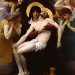Pieta" by Bouguereau | Hand-painted Oil Painting Reproduction of 1876 Masterpiece