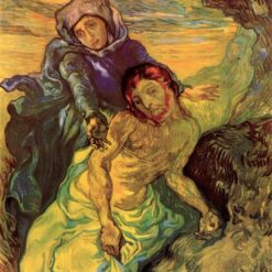 Vincent van Gogh Pieta (1889) Oil Painting – High-Quality Handcrafted Reproduction from Dafen Village Studio for Museum-Style Decor
