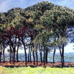 Handmade Oil Painting of Pine Trees, Cap d'Antibes (1888) by Claude Monet – Expertly Crafted in Dafen Village