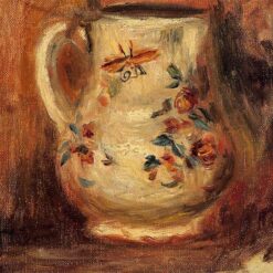 Pierre-Auguste Renoir "Pitcher" – Handcrafted Oil Painting Reproduction for Still Life and Kitchen Art Decor