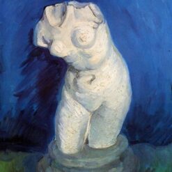 Impressionist Style Female Torso Sculpture by Van Gogh - Handmade Oil Painting from Dafen Village