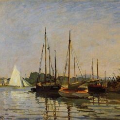 Claude Monet’s "Pleasure Boats, Argenteuil" (c.1872-3) – Stunning Hand-Painted Reproduction from Dafen Village Oil Painting Studio