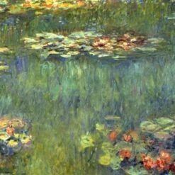 Claude Monet 1920 Waterlilies Pool Reproduction - Dafen Village Hand-Painted Oil Painting for Sale