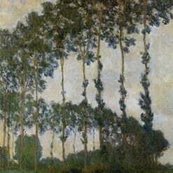 Fine Art Oil Painting of Poplars at Giverny (1891) | Hand-Painted by Dafen Village Artists
