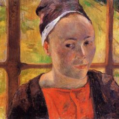 Buy Paul Gauguin's "Portrait of a Woman (Marie Lagadu)" 1888 - Custom Oil Painting Reproduction | Elegant Canvas Art