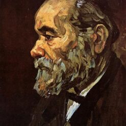 Stunning Portrait of an Old Man with Beard Reproduction (1885) by Van Gogh | Handcrafted in Dafen Village