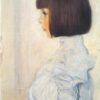 Hand-Painted Gustav Klimt Oil Painting - "Portrait of Helene Klimt" Reproduction | Custom Art by Dafen Village Studio