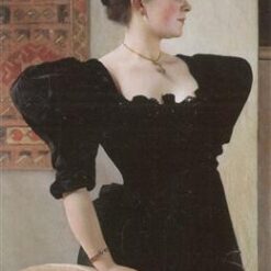 Gustav Klimt 'Portrait of Marie Breunig' 1894 Oil Painting - Exquisite Reproduction from DaFen Village Art Studio