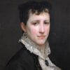 Custom Oil Painting of Bouguereau's "Portrait of Miss Elizabeth Gardner" | Elegant 1879 Artwork from Dafen Village