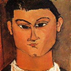Portrait of Moise Kisling" by Amedeo Modigliani - Hand-Painted Oil Painting Reproduction on Canvas | Fine Art from Dafen Village