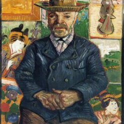Hand-Painted Portrait of Père Tanguy (1888) by Vincent van Gogh | High-Quality Oil Painting from Dafen Village Studio