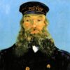 Vincent van Gogh Portrait of Postman Roulin (1888) Hand-Painted Custom Oil Painting | Dafen Village Art Studio