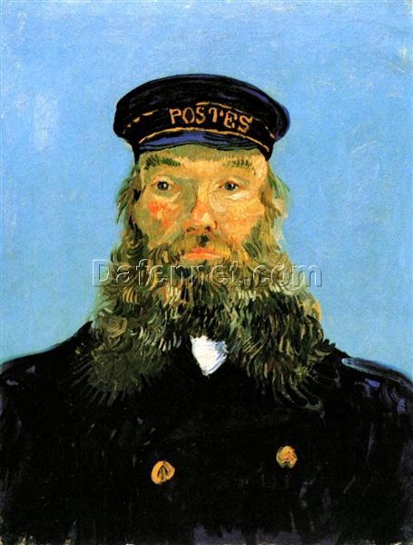 Vincent van Gogh Portrait of Postman Roulin (1888) Hand-Painted Custom Oil Painting | Dafen Village Art Studio