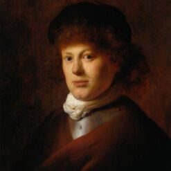 Rembrandt 'Portrait of Rembrandt van Rijn' c.1628 – Historical Self-portrait of the Great Dutch Master