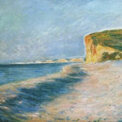 Claude Monet 'Pourville, near Dieppe' 1882 Oil Painting - Impressionist Seaside Landscape from Dafen Village Studio