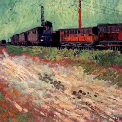 1888 Vincent van Gogh Railway Carriages - Hand-Painted Fine Art Reproduction from Dafen Village Studio