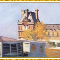 Le Pavillon de Flore" by Edward Hopper 1909 - Hand-Painted Oil Painting Reproduction | Fine Art Canvas from Dafen Village
