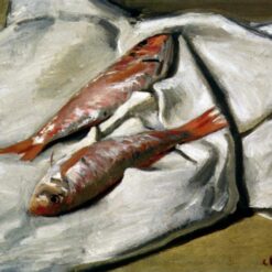 Monet's Red Mullets 1869 – High-Quality Custom Oil Painting Reproduction from Dafen Village Artists