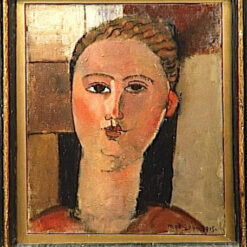 Amedeo Modigliani "Redhead Girl" 1915 - Authentic Oil Painting Reproduction | Elegant Canvas Art from Dafen Village