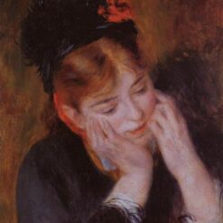 Pierre-Auguste Renoir "Reflection" 1877 – Oil Painting Reproduction – Hand-painted Masterpiece from Dafen Village
