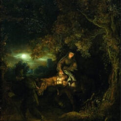 Rembrandt 'The Flight into Egypt' c.1640 – A Tender Moment of Protection and Faith