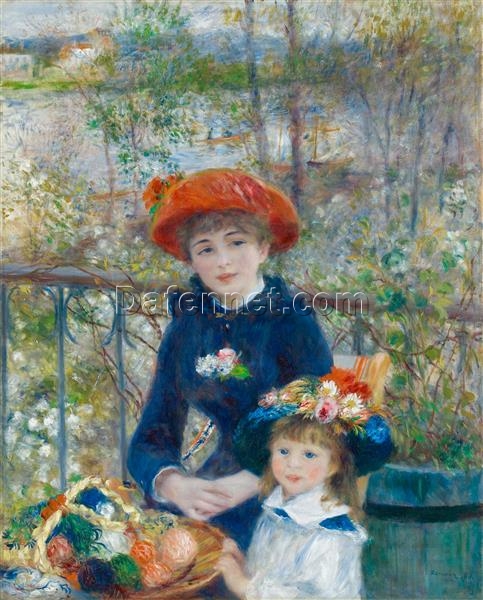 Pierre-Auguste Renoir “On the Terrace” 1881 – Oil Painting Reproduction – Hand-painted Masterpiece from Dafen Village