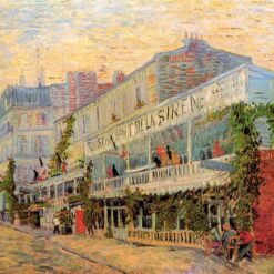 Restaurant de la Sirene at Asnieres 1887 Oil Painting - Van Gogh Reproduction, Dafen Village Studio